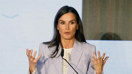 La reina Letizia, durante su discurso de inauguración del XXII congreso de la Confederación de Salud Mental España