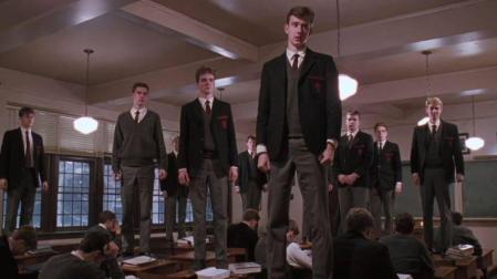 Fotografma de la película 'El club de los poetas muertos', que marcó mi adolescencia.