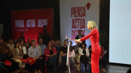 Acto electoral de Unión del Pueblo Navarro en el pabellón Navarra Arena ante 1.200 personas.