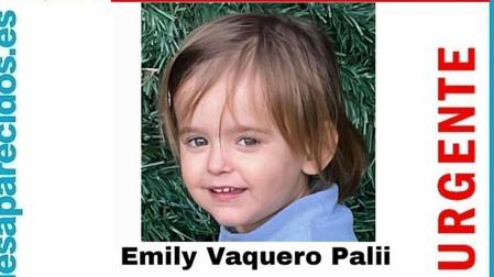 Fotografía de Emily Vaquero publicada en redes por Sos Desaparecidos, que solicita ayuda para la localización de la menor