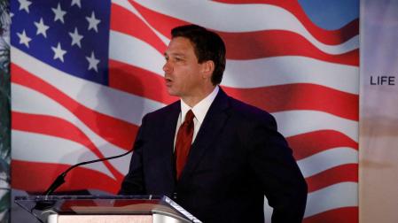 El gobernador de Florida (EE.UU.), el republicano Ron DeSantis