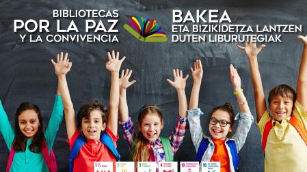 Cartel del programa 'Bibliotecas por la Paz y la Convivencia'