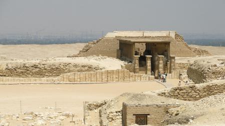 Necrópolis de Saqara, donde se han hallado las tumbas