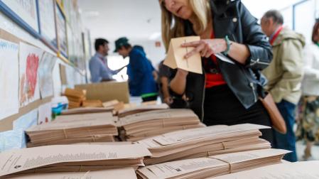 Fotos de la jornada electoral del 28 de mayo en Tudela.