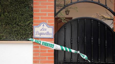 Chalé en el que fueron encontradas las víctimas