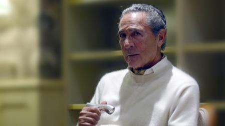 El escritor Antonio Gala, fotografiado en Pamplona en 2007