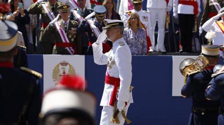 El Rey Felipe VI participa en el desfile de Día de las Fuerzas Armadas 2023