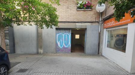 Bajera en el barrio de San Juan en Pamplona
