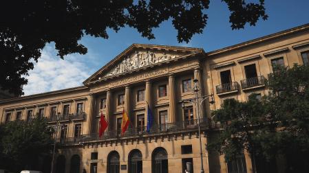 Fachada del Palacio de Navarra, sede del Gobierno foral