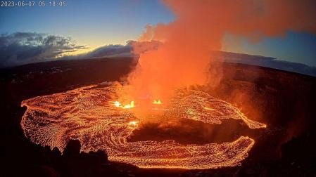 Entra en erupción el volcán Kilauea en Hawái