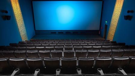 Imagen de archivo del interior de un cine