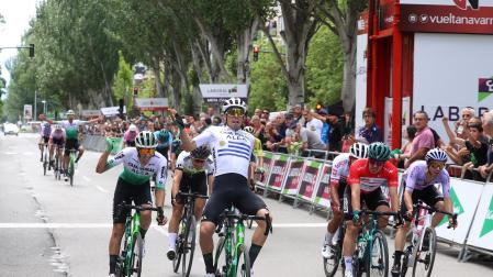 Tercera etapa de la Vuelta a Navarra 2023.