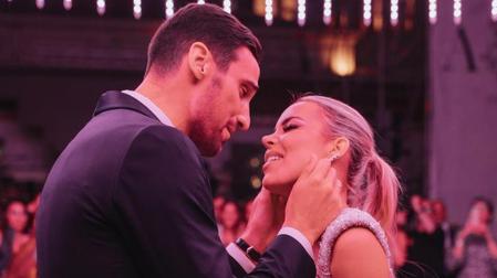 Sergio Rico y Alba SIlva, el día de su boda