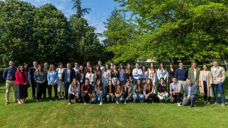 Jornada inicial de Talento Joven de Navarra 2023. /
