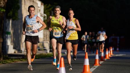 Fabrice Elduayen, Fernando Ruiz y Ana Llorens, en las primeras posiciones