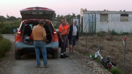 Accidente ocurrido en Murchante