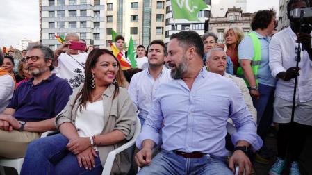 Abascal protagoniza un acto de precampaña electoral en Gijón