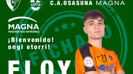 Eloy de Pablos, nuevo jugador de Osasuna Magna