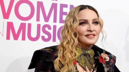 La cantante Madonna en una de sus últimas apariciones en un evento de la revista Billboard