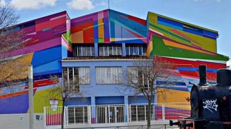 Fachada del C.P. Griseras de Tudela