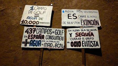 Carteles de los activistas
