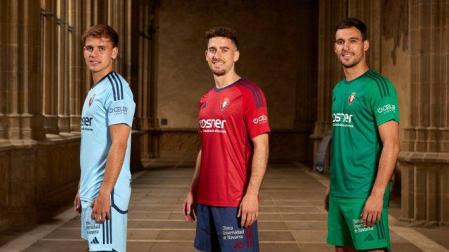 Camisetas de Osasuna para la nueva temporada./