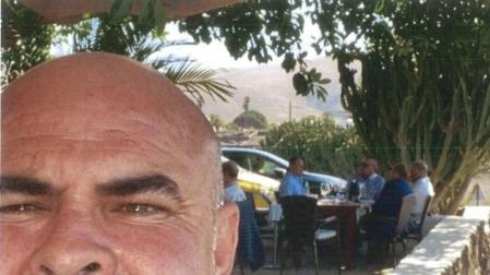 Uno de los selfis del mediador Navarro Tacoronte, en este caso en Fuerteventura, que se hacía como prueba de sus encuentros