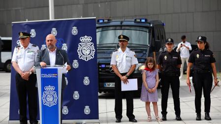 Presentación del dispositivo de seguridad de la Policía Nacional para las fiestas de San Fermín 2023, en el que participan unos 800 agentes