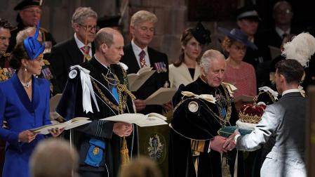 La catedral de Edimburgo ha acogido la ceremonia de la coronación de Carlos III en Escocia