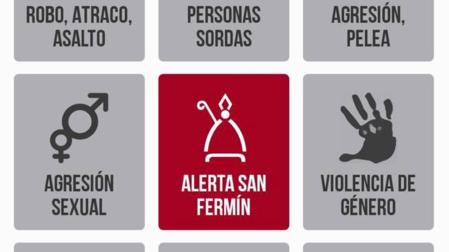La app 'Alertcops' tendrá activada una pestaña específica durante las fiestas de San Fermín