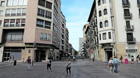 Imagen de una calle de Pamplona