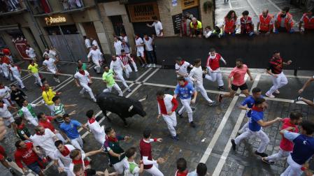 Estafeta, tercer encierro.