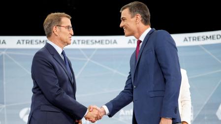 Alberto Nuñez Feijóo y Pedro Sánchez