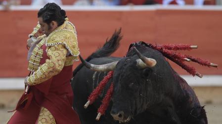 Morante de la Puebla, con el primero de la tarde