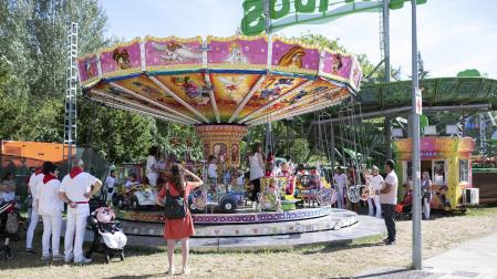 Barracas, en los Sanfermines 2023.