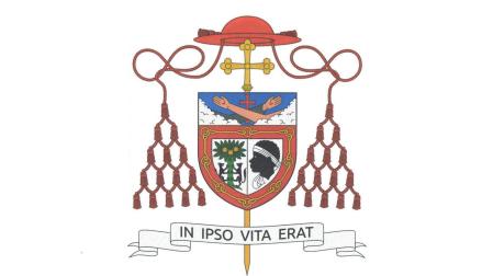 El escudo del recién nombrado cardenal Francisco Javier Bustillos contiene las cadenas de Navarra