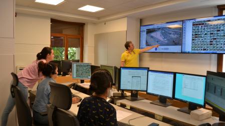 Seguimiento de incidencias en el Centro de Control de Conservación de Carreteras de Navarra.