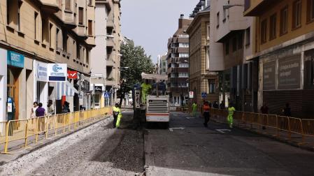 Comienzo de las obras en Paulino Caballero