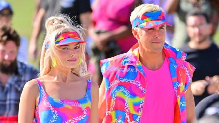 Fotos del estreno de la película 'Barbie' en Madrid.