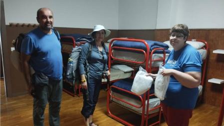 El albergue de peregrinos en una de las imágenes que ha dejado este verano