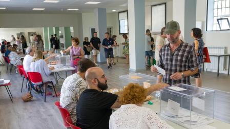 Votaciones en Tudela este 23 de julio