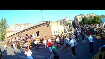Vídeo del sexto encierro de las fiestas de Tudela