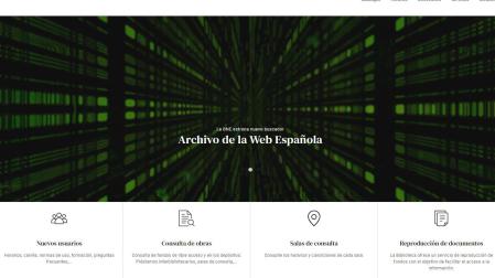 Web de la Biblioteca Nacional de España