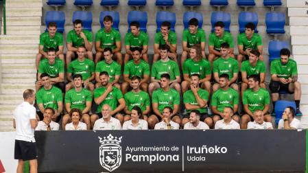 Fotos de la presentación de la plantilla del Helvetia Anaitasuna para la temporada 2023-24./