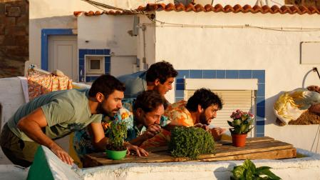 Pablo Chiapella, Carlos Santos y Fran Perea son los protagonistas de 'De perdidos a Río', una comedia gamberra que llega este viernes a las salas de cine