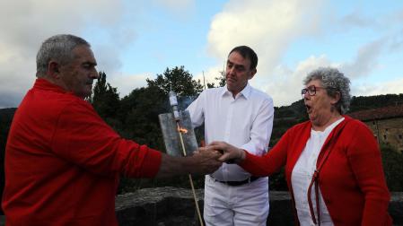 Fotos del cohete de Zubiri 2023./