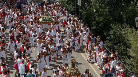 Fotos de la procesión de fiestas de Estella 2023.