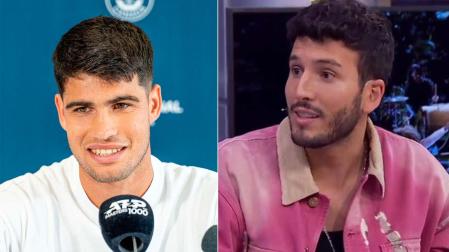 Carlos Alcaraz y Sebastián Yatra