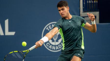 Carlos Alcaraz en el Abierto de Canadá en Toronto
