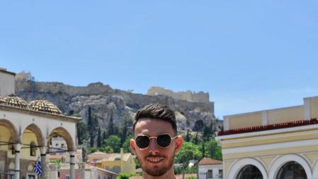 Raúl García, este verano en sus vacaciones en Atenas